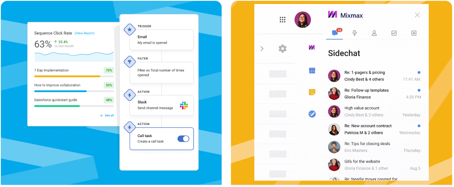 Mixmax screenshot - 10 migliori soluzioni per il monitoraggio delle email recensite nel 2026