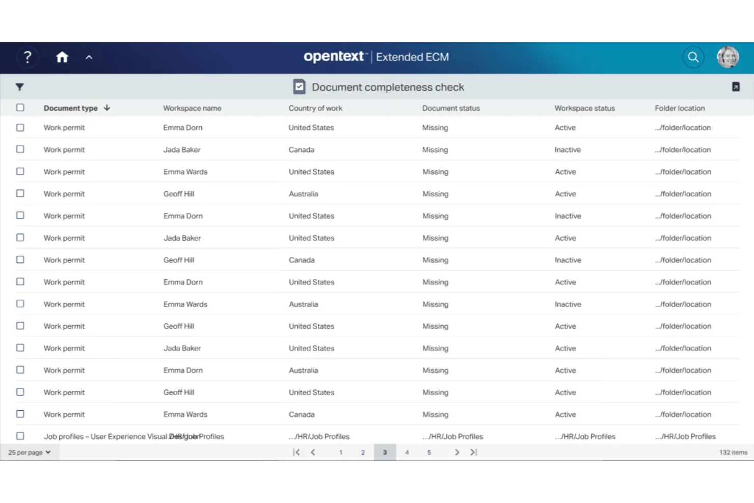 OpenText screenshot - 10 Mejores Software de Gestión de Contenidos Empresariales para 2026