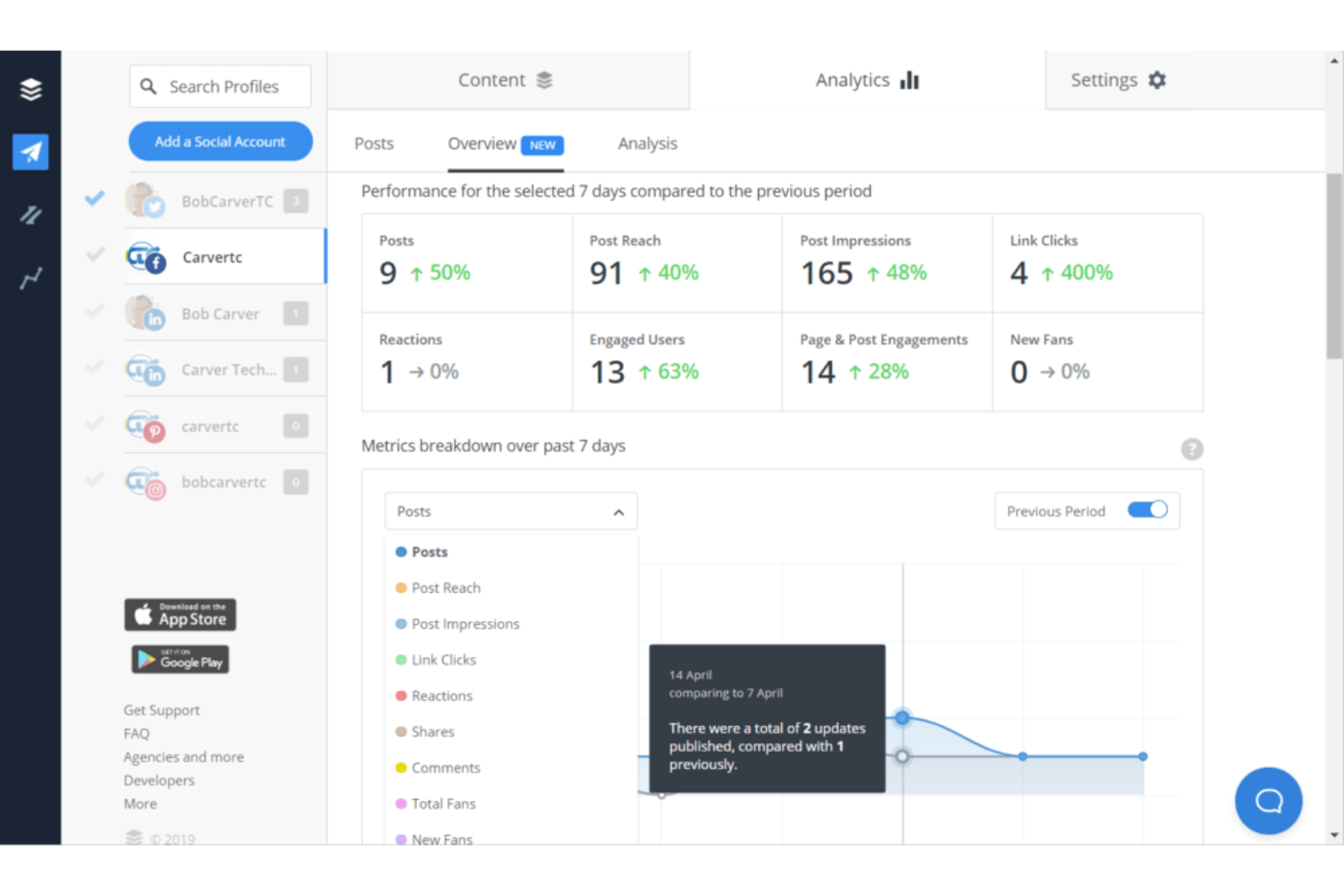 Buffer screenshot - 10 Migliori Strumenti Gratuiti per la Gestione dei Social Media per 2026