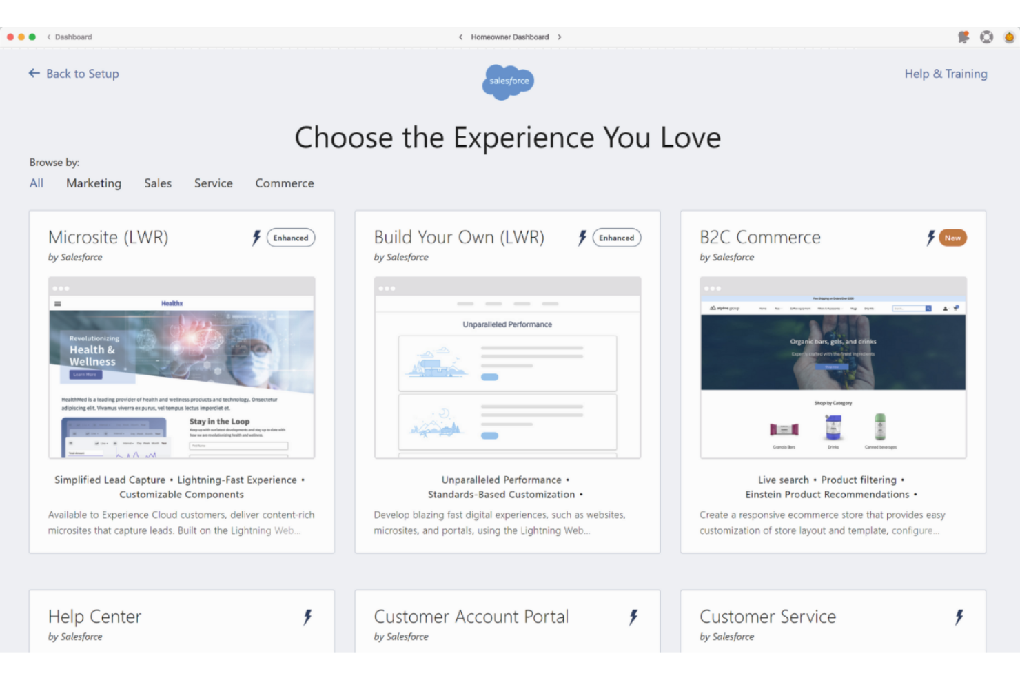 Salesforce Experience Cloud screenshot - 10 migliori piattaforme per community clienti recensite nel 2026