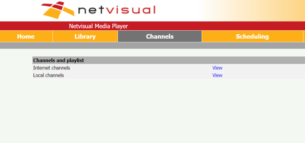 NetVisual screenshot - 10 mejores soluciones de software de cartelería digital analizadas en 2026