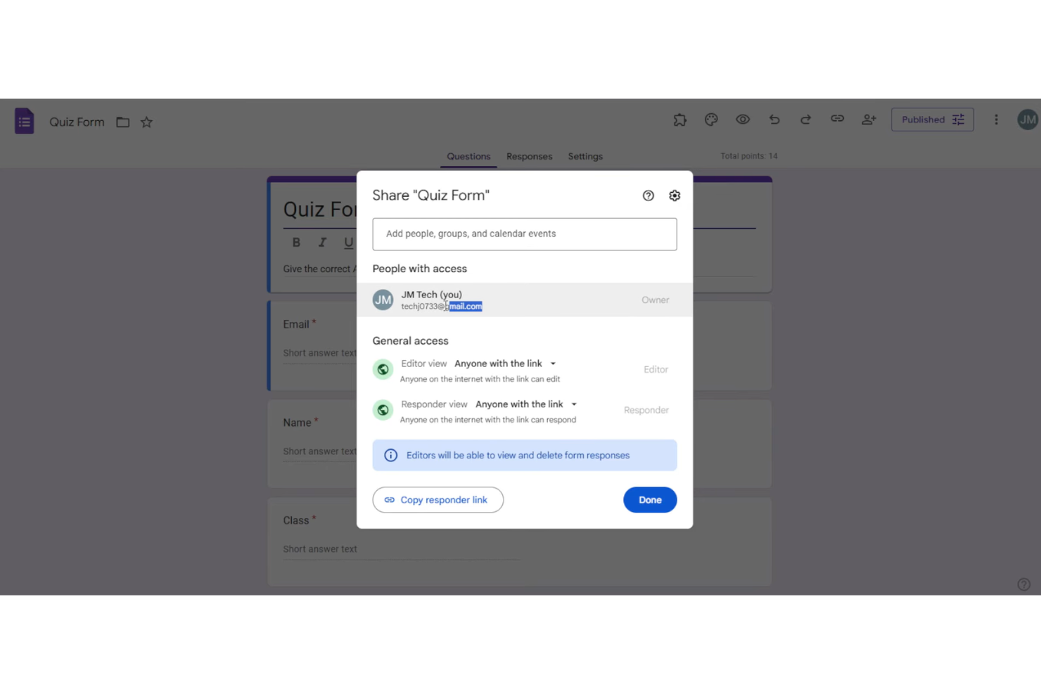 Google Forms screenshot - 10 Migliori Software di Ricerca di Mercato Recensiti nel 2026
