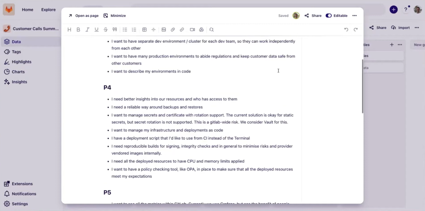 Dovetail screenshot - 10 Migliori Software di Ricerca di Mercato Recensiti nel 2026