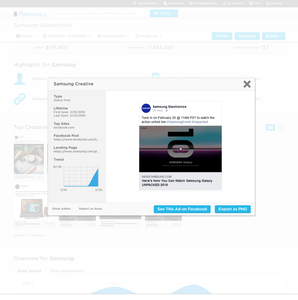 Pathmatics by Sensor Tower screenshot - I 10 migliori software di intelligence pubblicitaria recensiti per il 2026