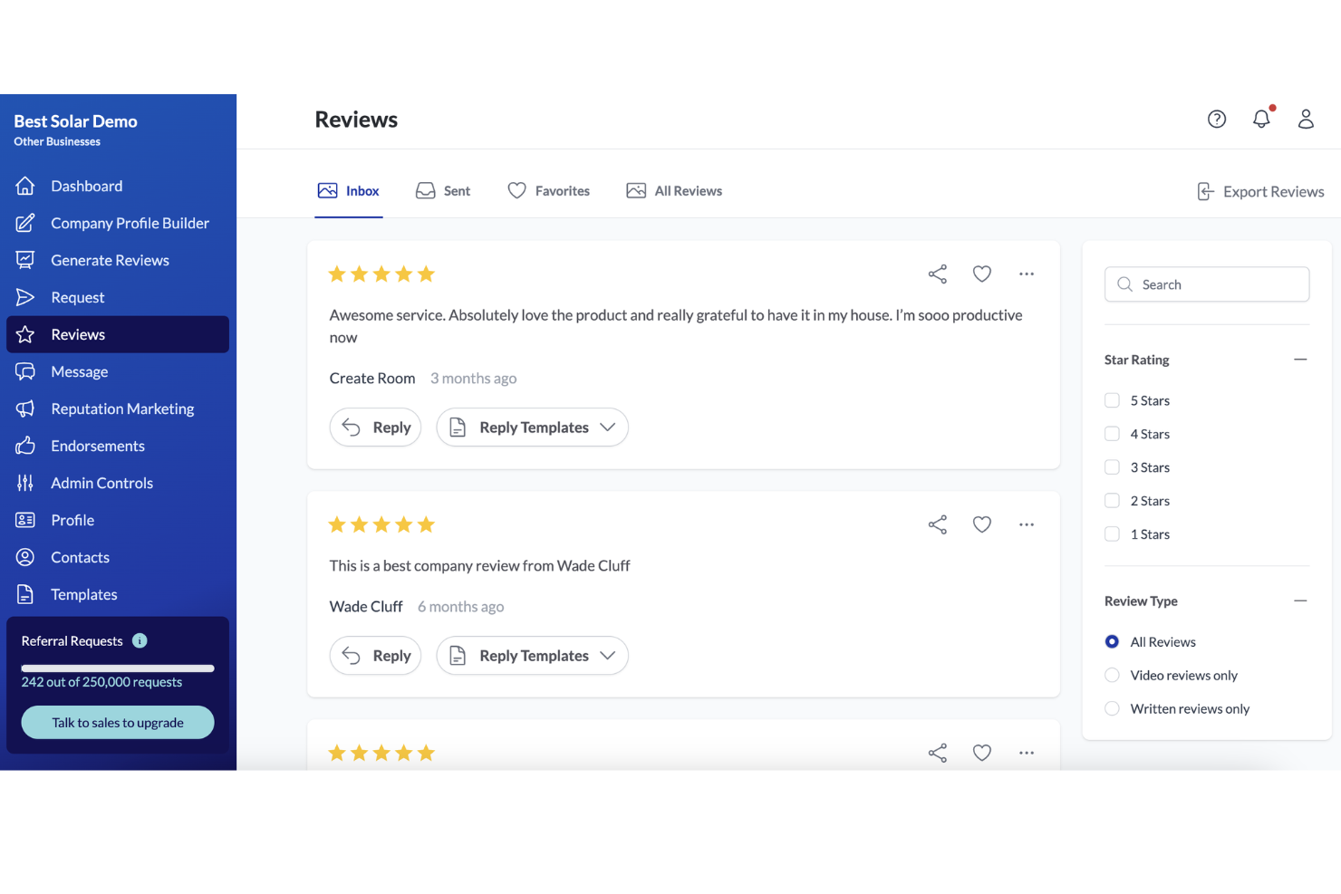 Snoball screenshot - 10 migliori aziende di gestione della reputazione recensite per il 2026