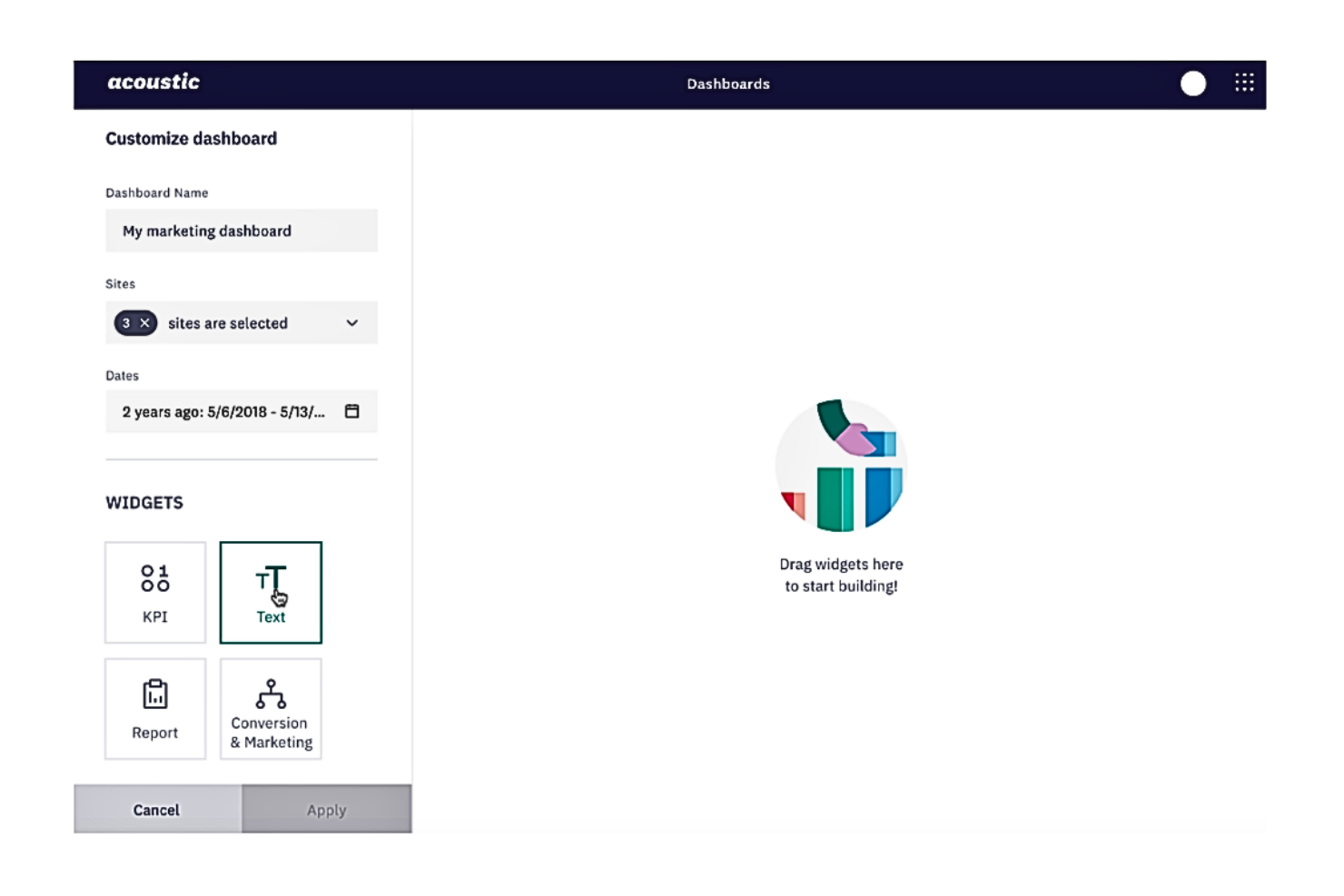 Acoustic screenshot - 10 Migliori Soluzioni Software per il Budget Marketing Recensite per 2026