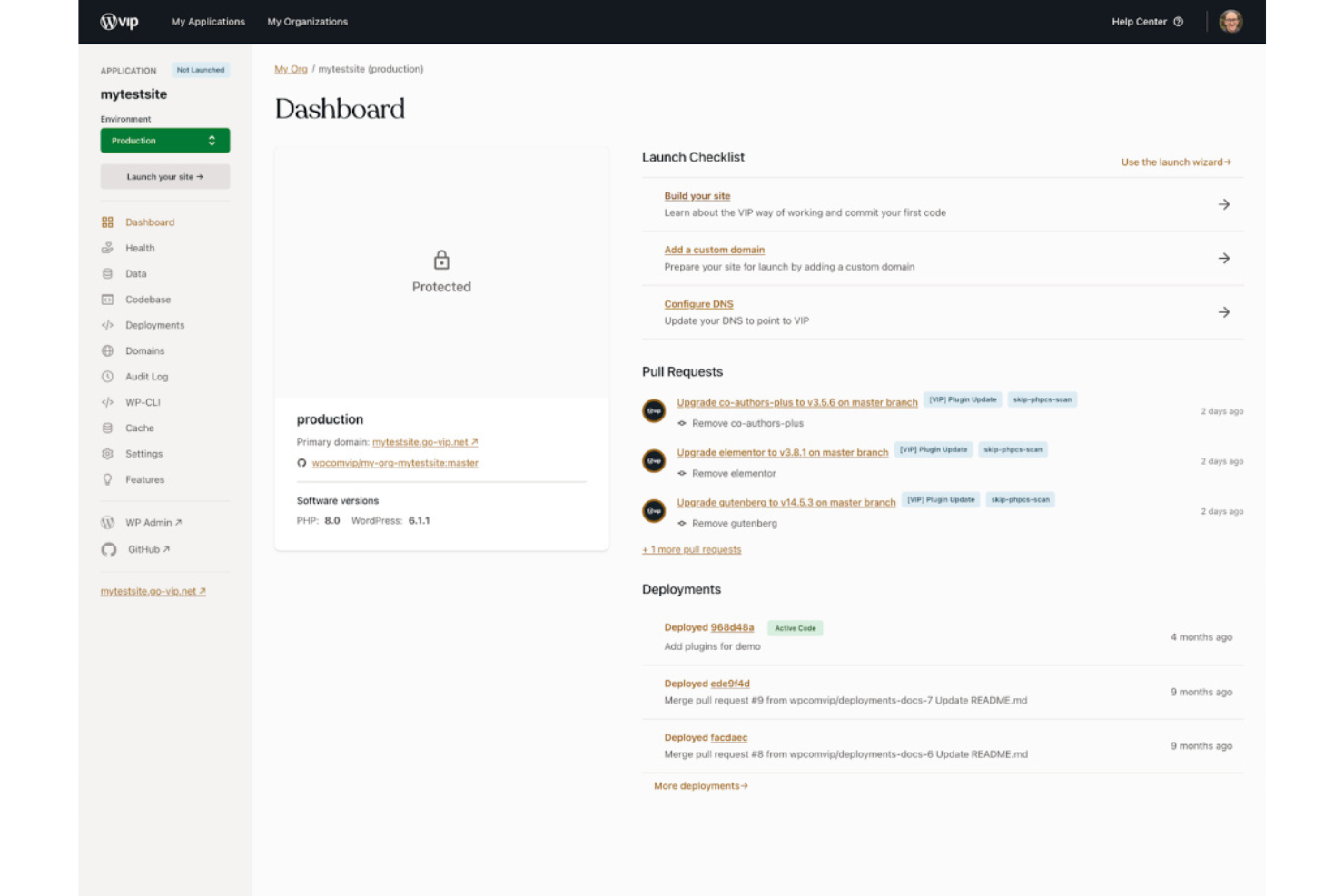 WordPress VIP screenshot - Le 10 migliori piattaforme di esperienza dei contenuti nel 2026