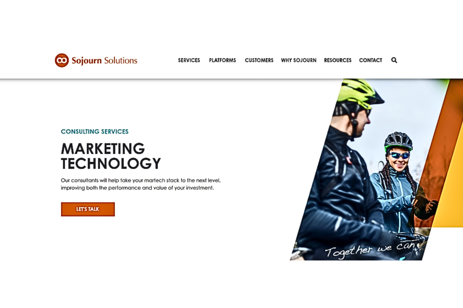 Sojourn Solutions screenshot - I 10 migliori consulenti di tecnologie di marketing nel 2026
