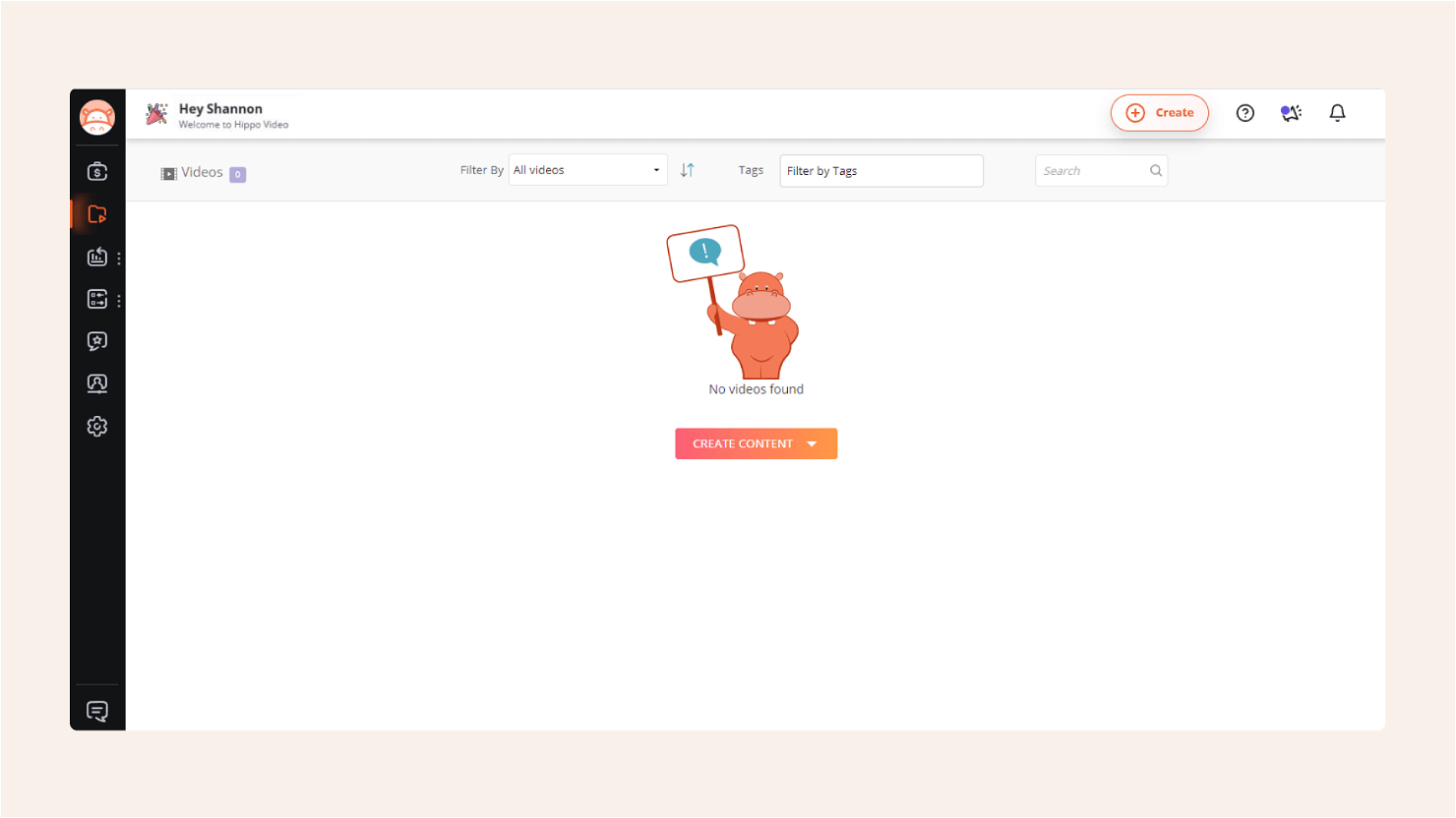 Hippo Video screenshot - 10 Mejores Software de Email Marketing con Video para 2026