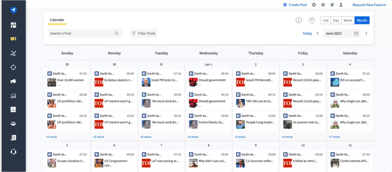 SocialPilot screenshot - 10 migliori software di gestione dei social media per 2026