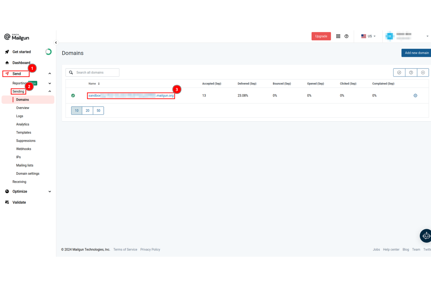 Mailgun screenshot - 10 Mejores Software de Email Marketing de Marca Blanca para 2026