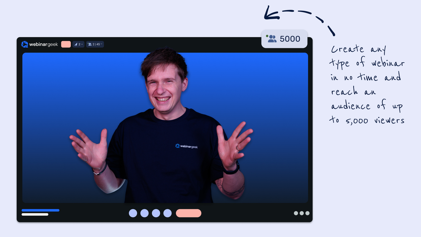 WebinarGeek screenshot - 10 Mejores Software para Webinars Analizados en 2026