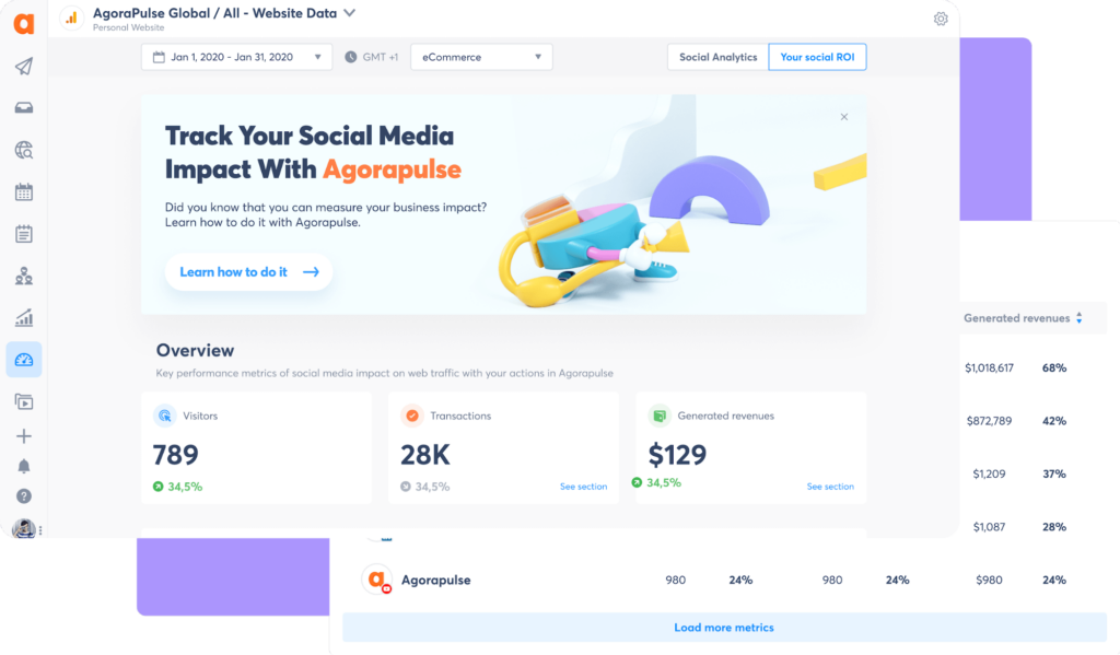 Agorapulse screenshot - 10 Migliori Software di Analisi dei Social Media Recensiti per 2026