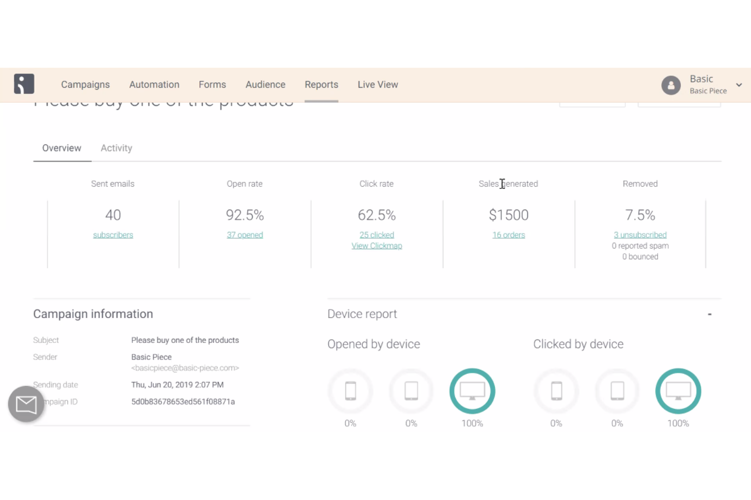 Omnisend screenshot - 10 Migliori Software per Email Marketing Personalizzato del 2026