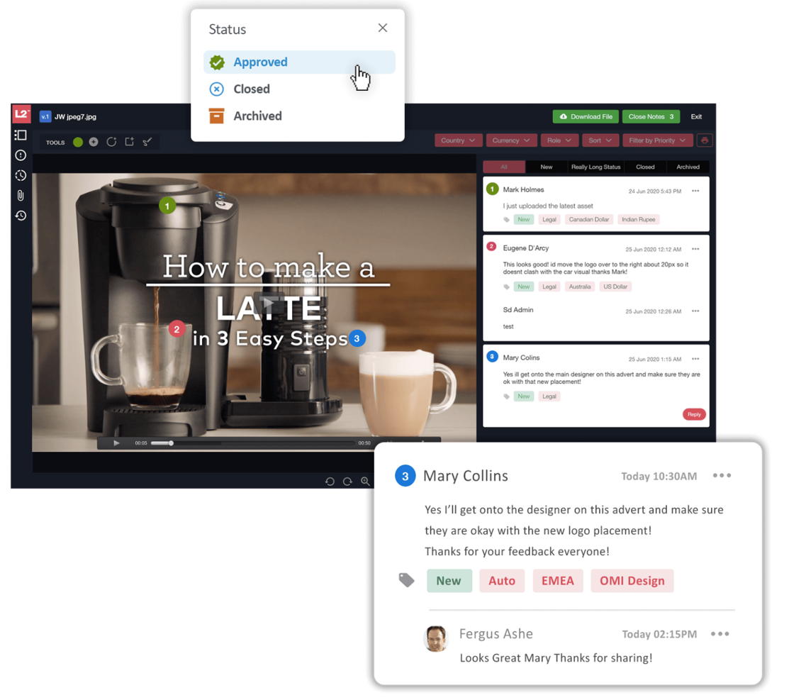 Screendragon screenshot - 10 migliori software per la gestione delle risorse di marketing del 2026