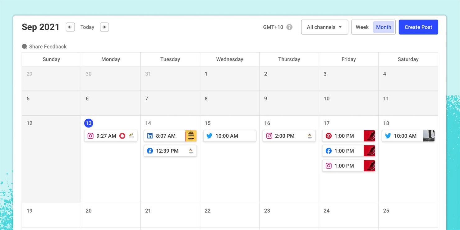 Buffer screenshot - 10 Migliori Software di Gestione del Marketing Recensiti per 2026