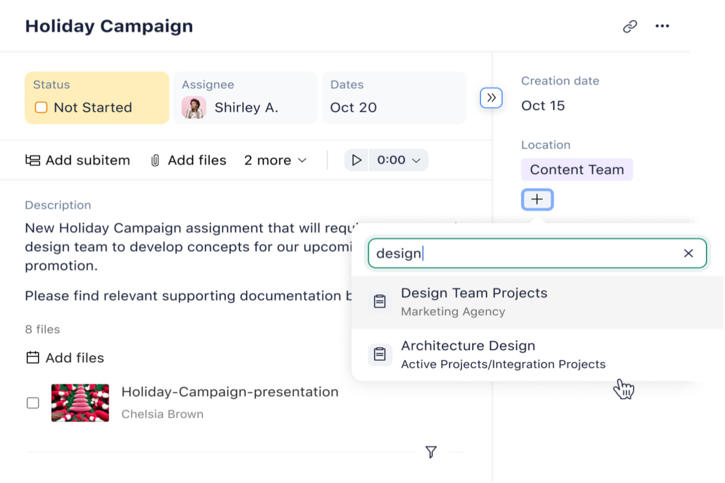 Wrike screenshot - 10 migliori software di collaborazione per il marketing nel 2026