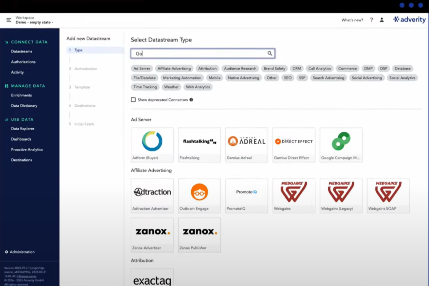 Adverity screenshot - I 10 migliori strumenti di analisi del marketing recensiti per il 2026