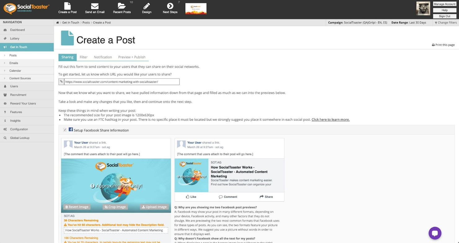 SocialToaster screenshot - 10 migliori piattaforme di advocacy dei dipendenti nel 2026