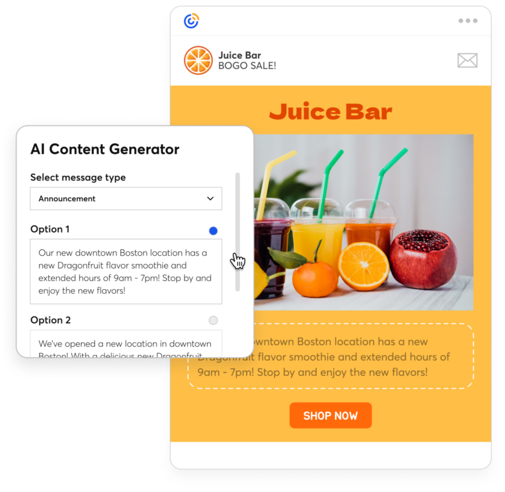 Constant Contact screenshot - 10 Mejores Plataformas de Marketing para Instagram en 2026