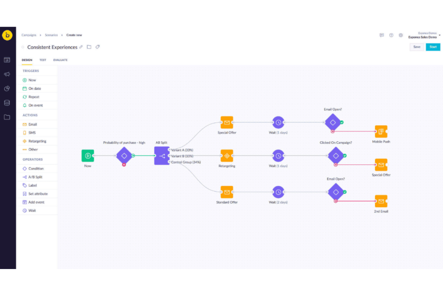 Bloomreach screenshot - 1 Mejores Software de Automatización de Email Marketing de 2026