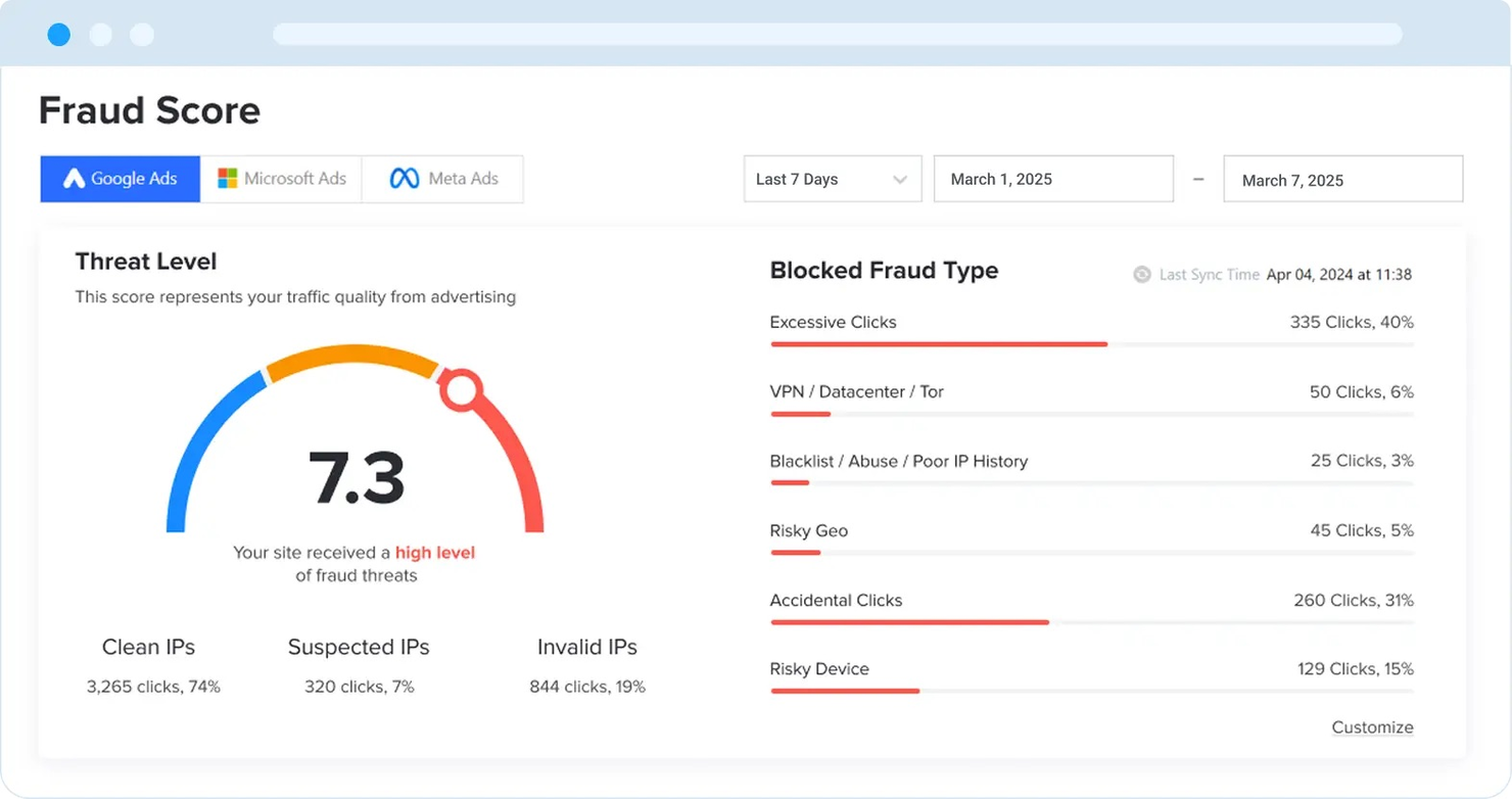 Fraud Blocker screenshot - Los 10 mejores programas contra el fraude de clics analizados para 2026
