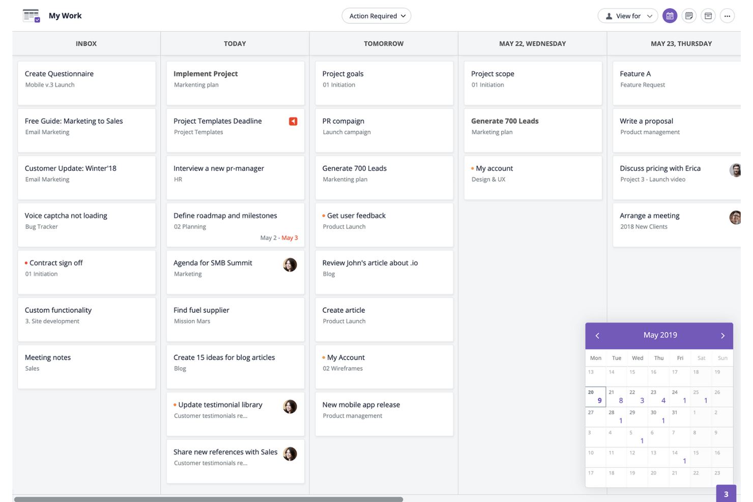 GoodDay screenshot - 1 migliori software per la pianificazione marketing recensiti per 2026