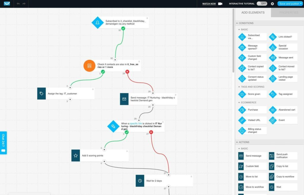 GetResponse screenshot - 10 Plataformas de Automatización de Marketing B2B en 2026