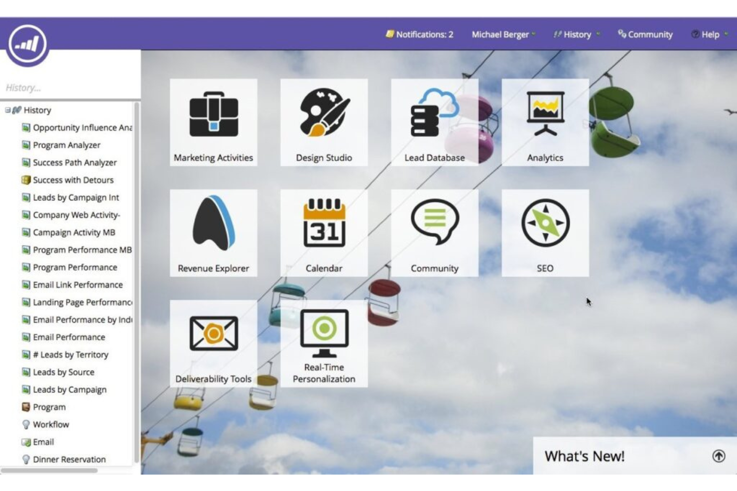 Adobe Marketo Engage screenshot - 10 migliori piattaforme di marketing B2B recensite per 2026