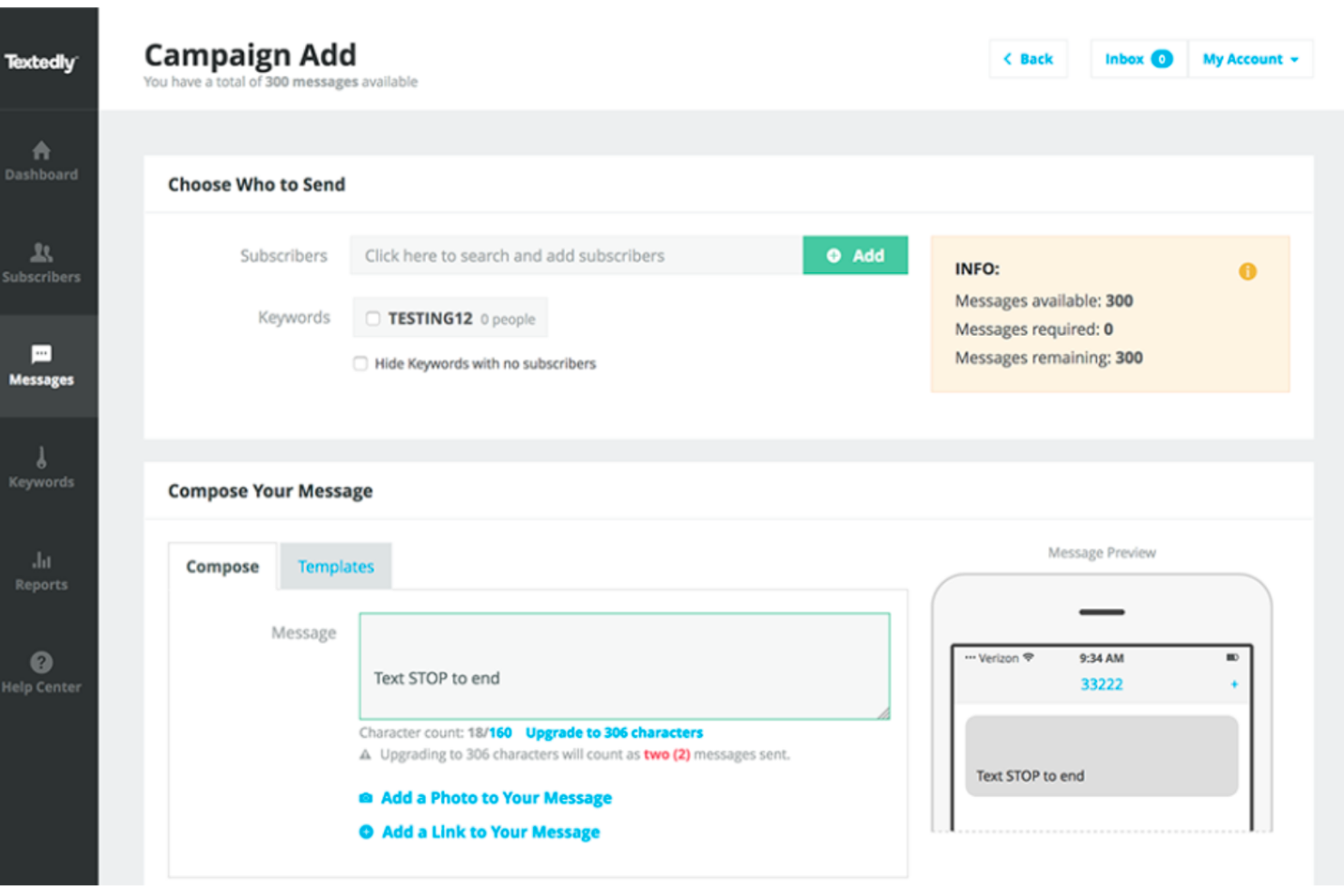 Textedly screenshot - 2 Mejores Programas de Marketing Digital Analizados para 2026