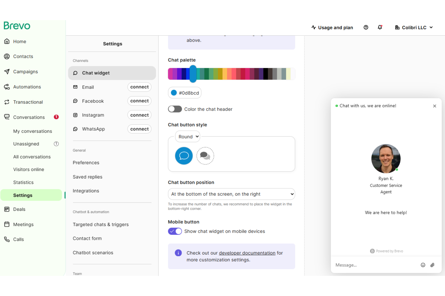 Brevo screenshot - 10 Software di Marketing WhatsApp per 2026