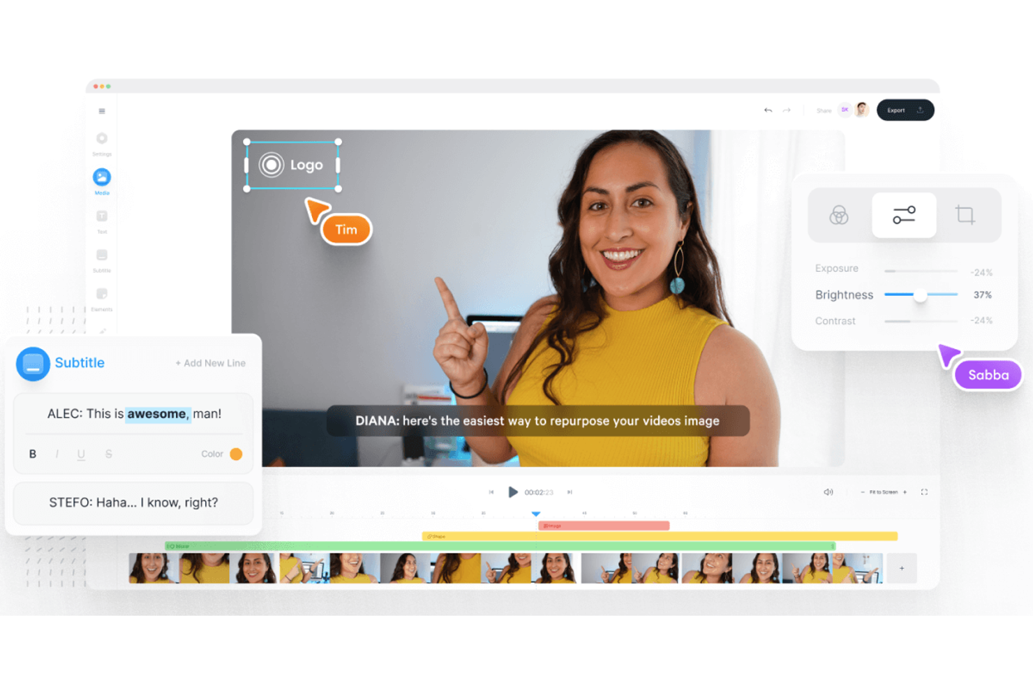VEED screenshot - 10 Migliori alternative a CapCut per 2026