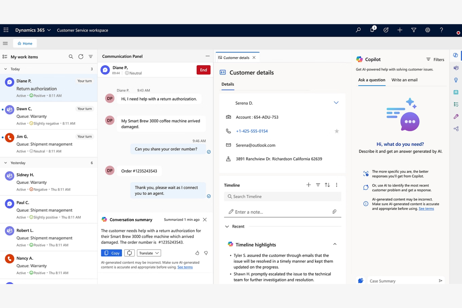 Microsoft Dynamics 365 screenshot - 14 alternative a monday CRM per il 2026