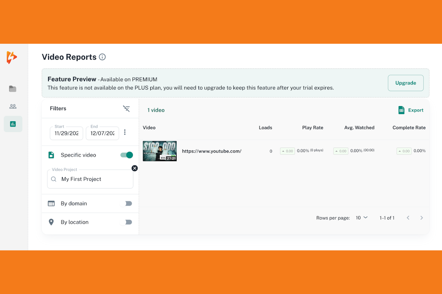 Spotlightr screenshot - 24 Piattaforme di Hosting Video per il 2026