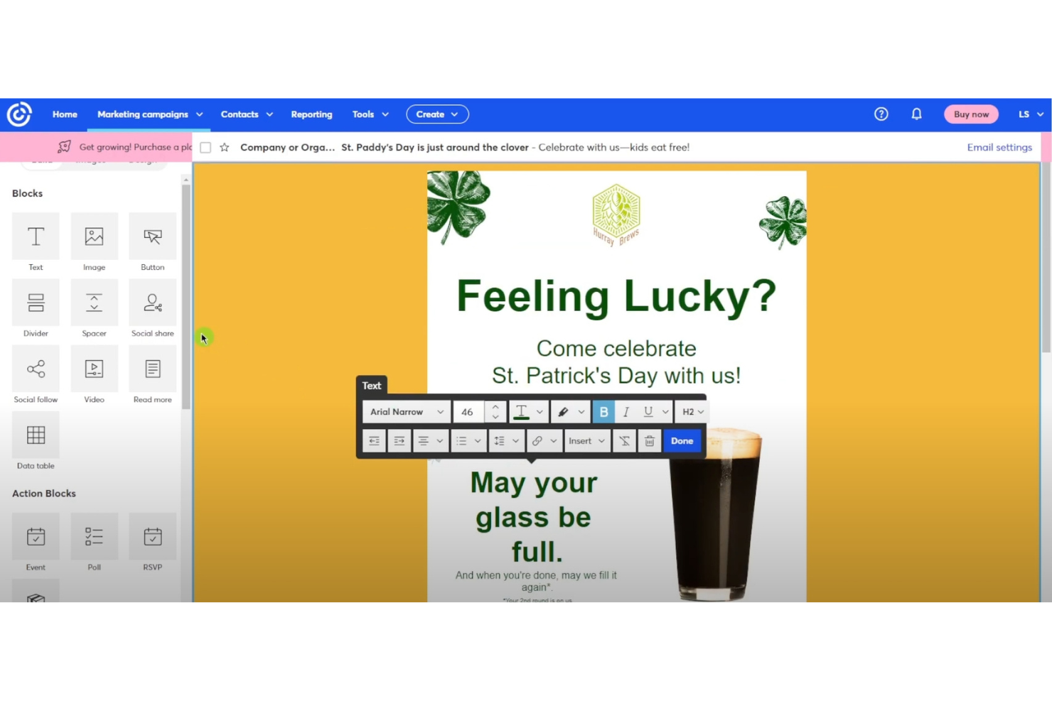 Constant Contact screenshot - 10 Migliori Software per Email Marketing a Freddo Recensiti nel 2026