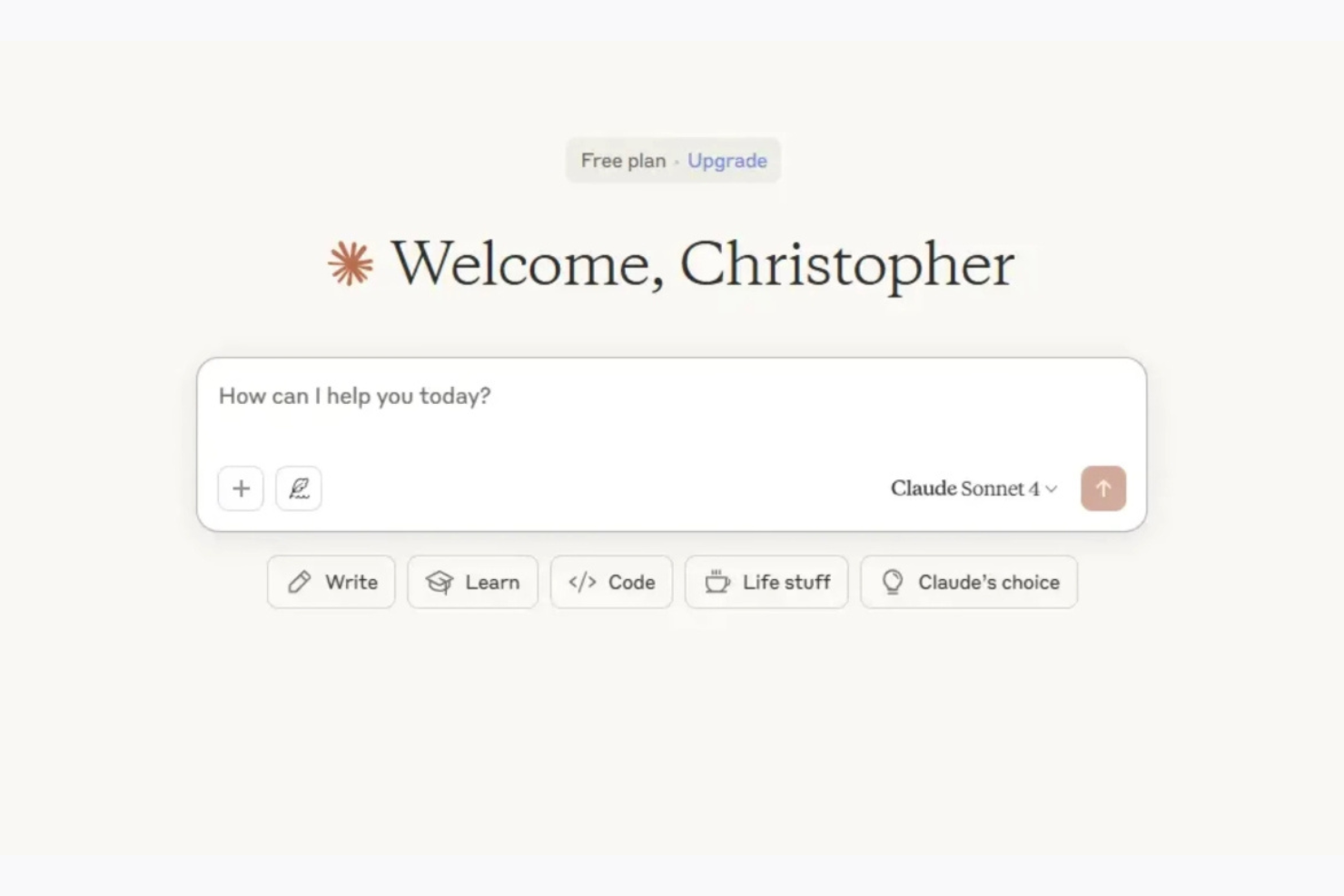 Claude screenshot - 10 Migliori Strumenti di Scrittura di Contenuti con IA che Ho Testato Nel 2026