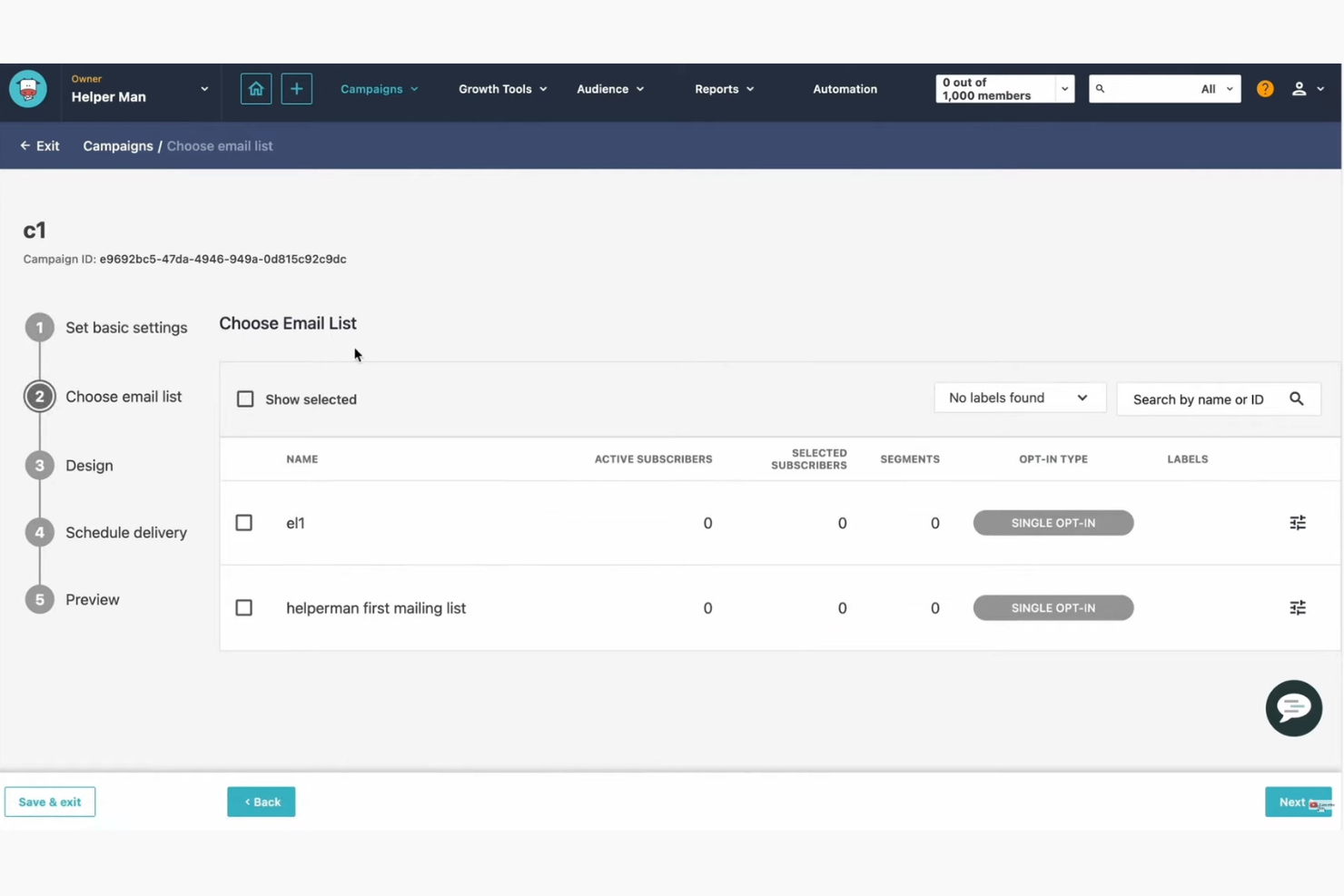 Moosend screenshot - 10 Migliori Soluzioni per Creare Template Email Recensite nel 2026