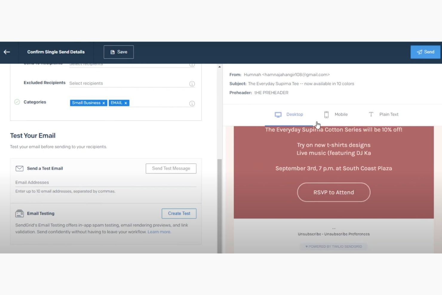 SendGrid screenshot - 10 Mejores Programas de Correos Electrónicos Transaccionales Analizados en 2026