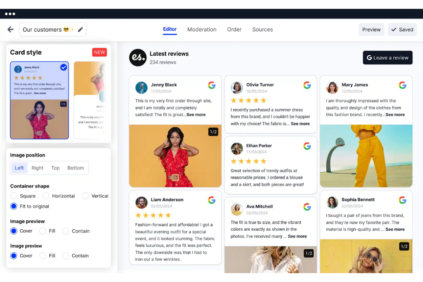 EmbedSocial screenshot - 10 Mejores Software de Gestión de Reseñas de Google Analizados en 2026