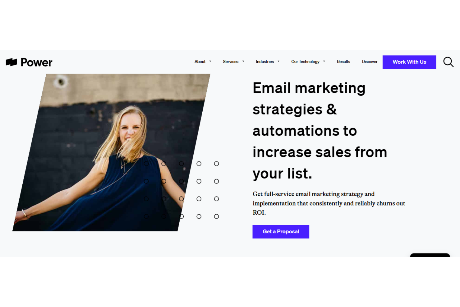 Power screenshot - Las 10 mejores empresas de marketing por correo electrónico analizadas en 2026