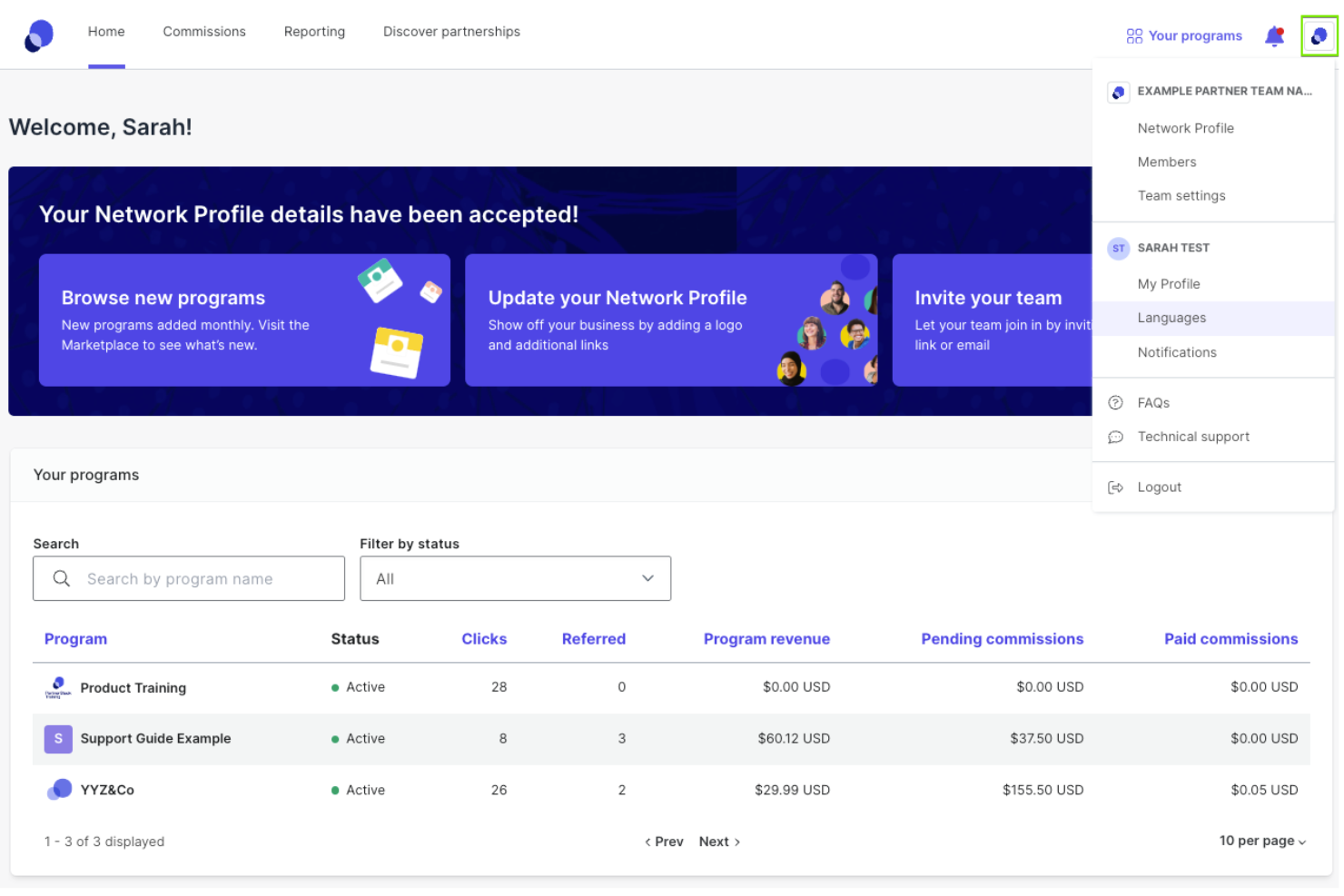 PartnerStack screenshot - 10 migliori software per il marketing tramite referenze recensiti nel 2026