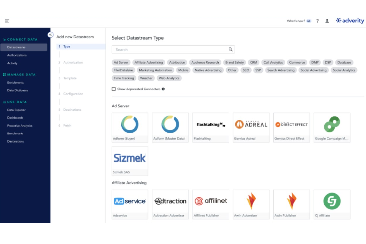 Adverity screenshot - 1 migliori software per la pianificazione marketing recensiti per 2026