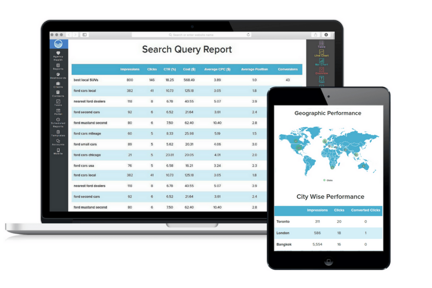 ReportGarden screenshot - 10 Mejores Herramientas SEO de Marca Blanca para 2026