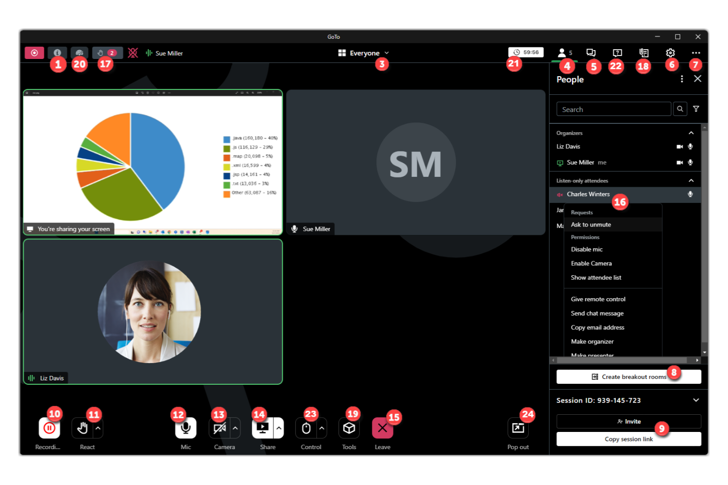 GoTo Meeting screenshot - 10 alternative a Loom selezionate per 2026