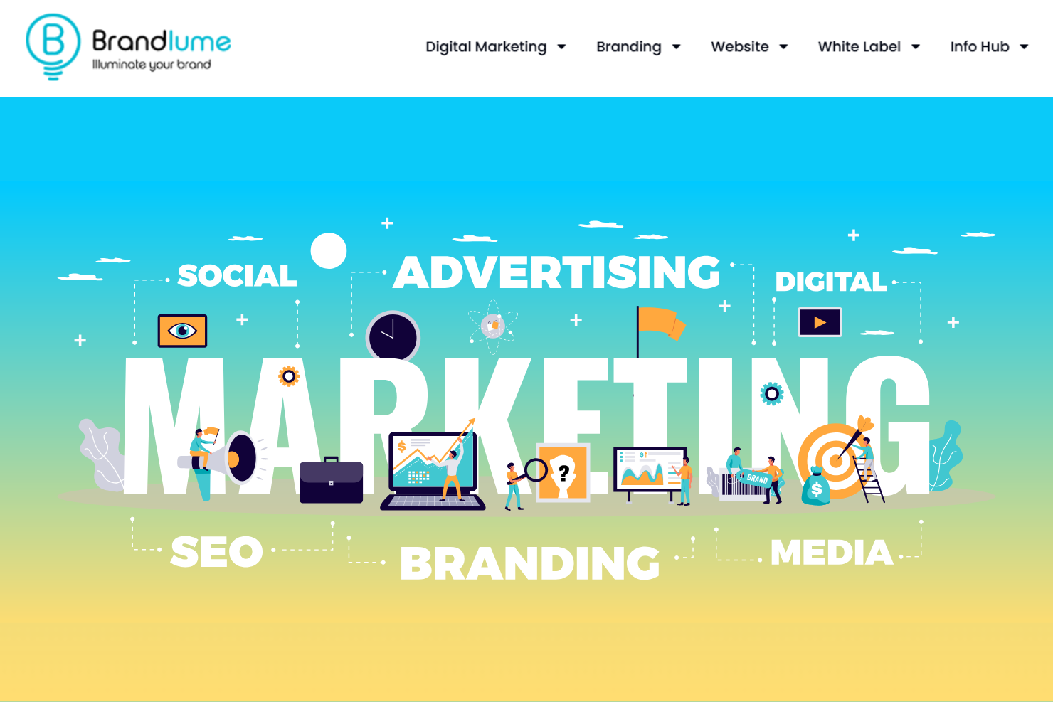 BrandLume screenshot - 10 Mejores Agencias de Marketing de Contenidos SaaS Analizadas en 2026