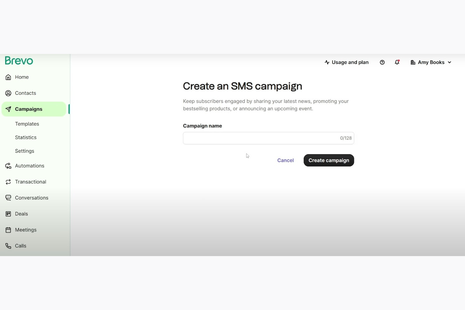Brevo screenshot - I 10 migliori provider di servizi di posta elettronica aziendale per il 2026