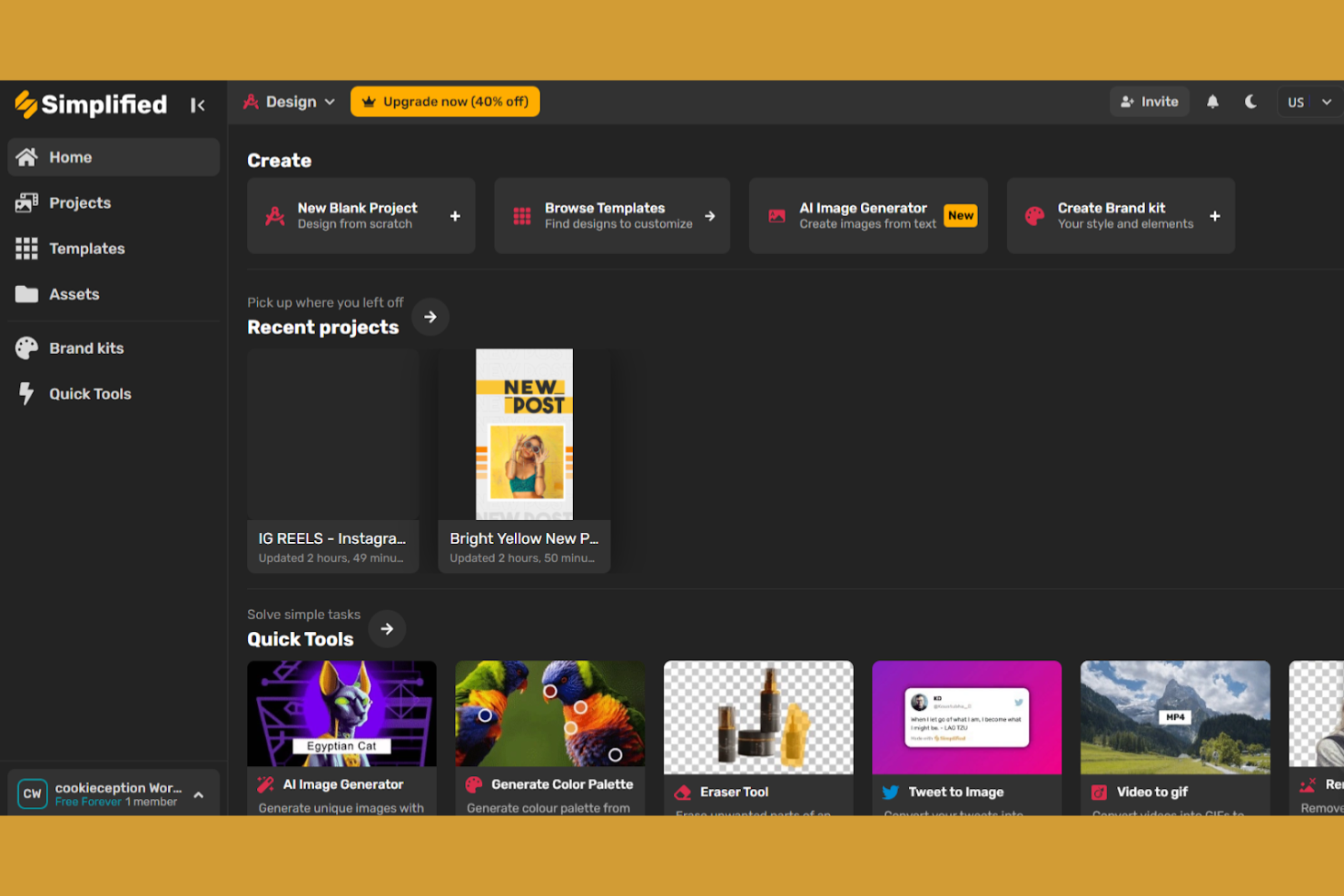 Simplified screenshot - 1 Mejores Alternativas a Blaze AI Clasificadas para 2026