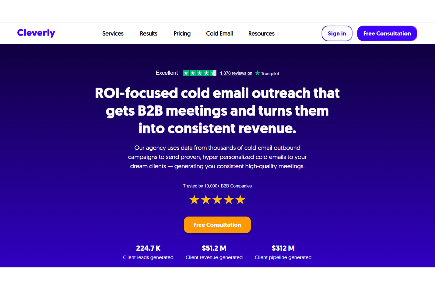 Cleverly screenshot - 10 mejores software de email marketing para WordPress en 2026