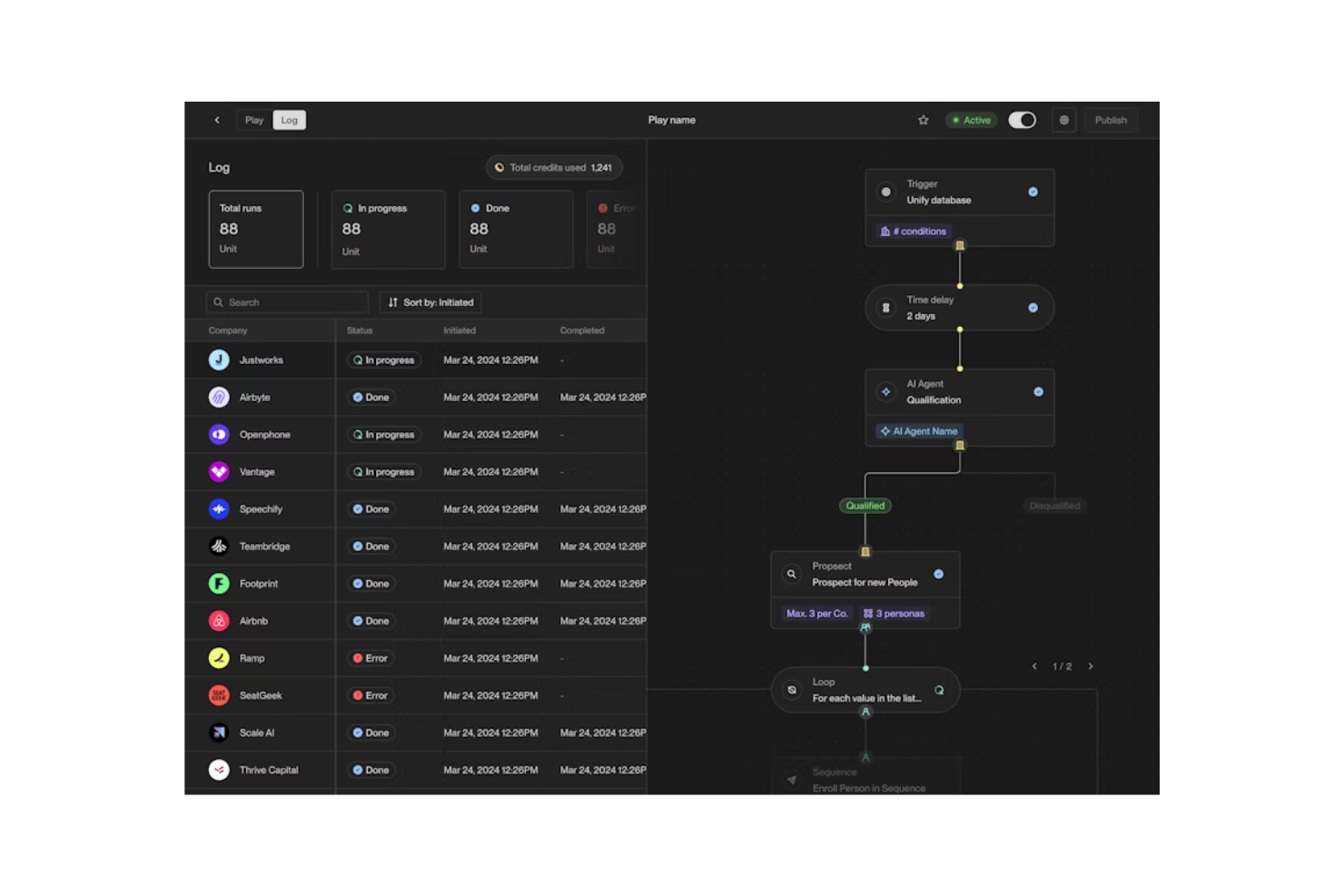 Unify screenshot - 10 migliori soluzioni di intelligenza artificiale per il marketing B2B recensite nel 2026