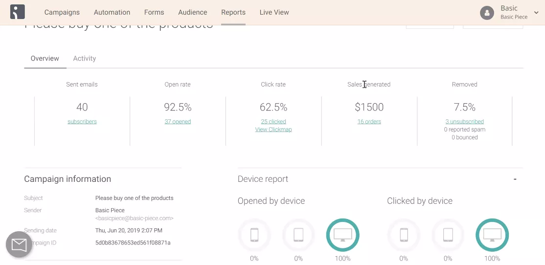 Omnisend screenshot - 10 Migliori Piattaforme di Marketing Conversazionale Recensite nel 2026